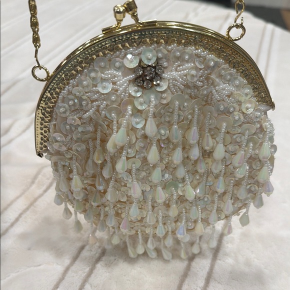 Vintage Iridescent Beaded Bag - Picture 2 of 11